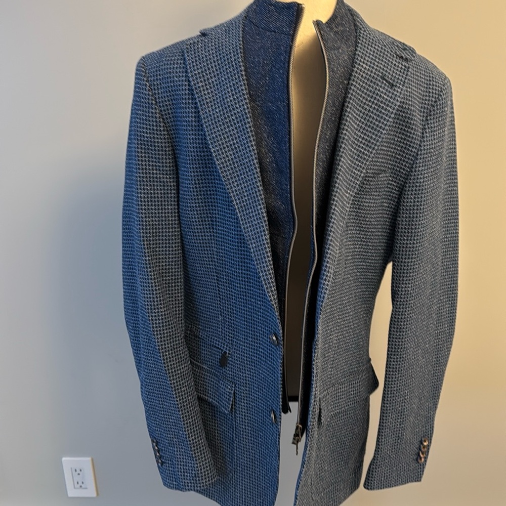 Robert Graham Blazer jacket with zip and Dickie